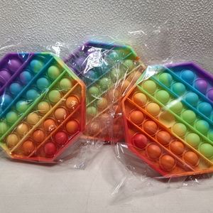 3 Pack Fidget Bubble Popper Octagon Shaped